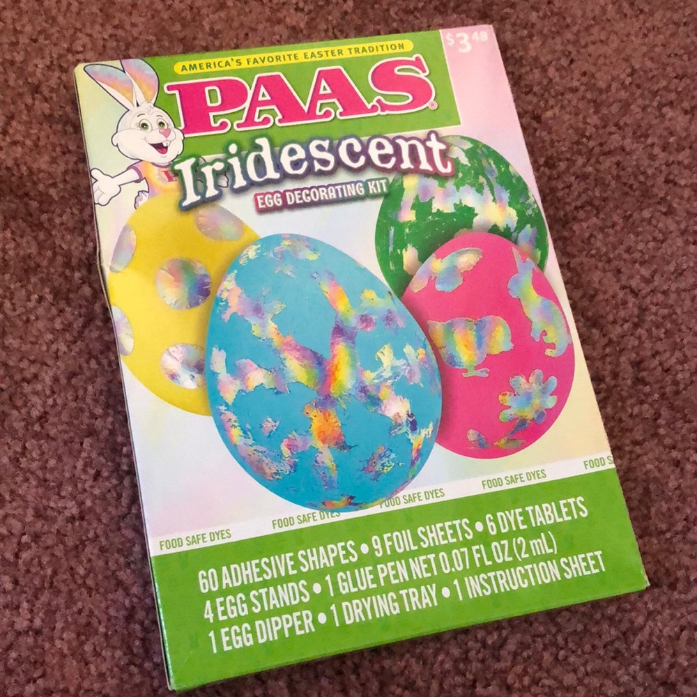 NIB PAAS Iridescent Egg Decorating Kit